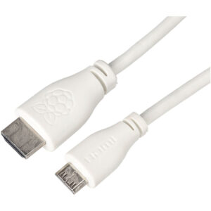 Mini HDMI to HDMI Cable 1m White